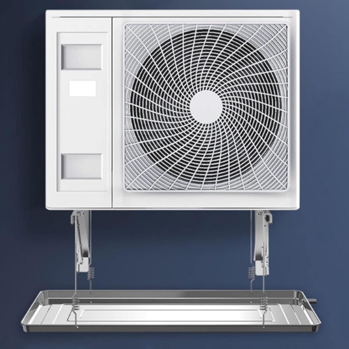 Druppelbak Airco - Condensaat Collector - Voorkom Waterschade - Roestvrij Staal - 1m Slang - Zilver — afbeelding 1