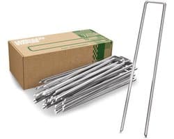 GardenGloss Grondankers - Harde Grond - Anti-Roest - 100 Stuks - Aardnagels - 200x25 mm (Ø 3,8 mm)