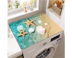 Wasmachine Beschermer - 50 x 50 cm - Wasmachine Droger Mat - Wasmachine Hoes - Afdekking Voor Wasmachine of Droger - Apparaten Beschermen - voor Wasmachine, Droger, Koelkast, Kleine Meubels - Zeester