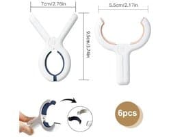 6 stuks strandhanddoekclips – winddichte wasknijpers voor handdoeken, ligstoelen, zwembad en camping – groot en stevig
