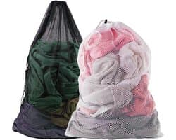 Extra grote wasnetzakken 70x90cm - 2 stuks, ideaal voor het wassen van delicate kleding, ondergoed en blouses, geschikt voor wasmachines en reizen