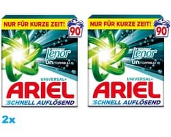 Ariel UNstoppabels TOUCH OF LENOR – Waspoeder – 2x90 Wasbeurten – 2 Stuks