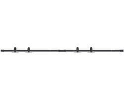 vidaXL - Ophangset - voor - schuifdeur - 183 - cm - koolstofstaal — afbeelding 1