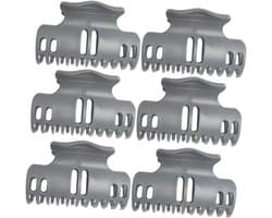 1set Haarclips Van Verstelbare Hittebestendige Klemmen Voor Haarstyling Voor Kappers Thuisgebruik Duurzaam Impactbestendig Geschikt Voor Dikke Dunne Haartypes