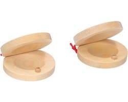 Castanet Paar Castagnetten Houten Castagnetten Vingerkleppen Muziekinstrument