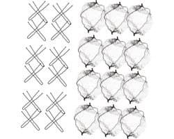 1set Elegant Haarnet Voor Vrouwen Verstelbare Bun Cover -vormige Clips Voor Professionele Kapsels Ballet Haarnetten Clips Voor Diverse Gelegenheden