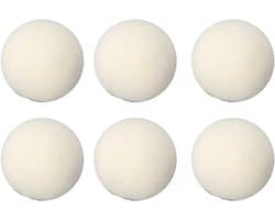 Wol Drogen Ballen 6 Stuks - Vilten Bal - Statische Verwijdering - Zorgt voor zachte kleding - ShopVlot