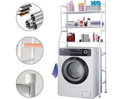 Planken Boven De Wasmachine - Waterdichte Opbergplank - Multifunctionele Opbergplank - Opbergrek Verticaal - Met 3 Planken