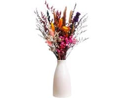 Gedroogde bloemen, 45 cm, natuurlijke gedroogde bloemen, tafeldecoratie, gedroogde bloemen, decoratie, voor huis, arrangement bruiloft, kantoor, decoratie, woonkamer, slaapkamer