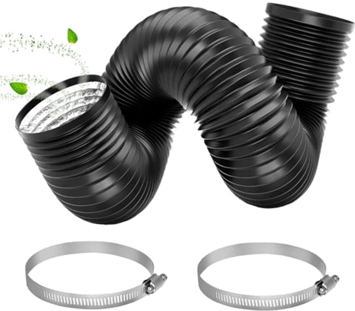 Flexibele Afvoerslang 150 mm - 3 meter Aluminium Ventilatiebuis voor Airconditioning en Wasdroger — afbeelding 1