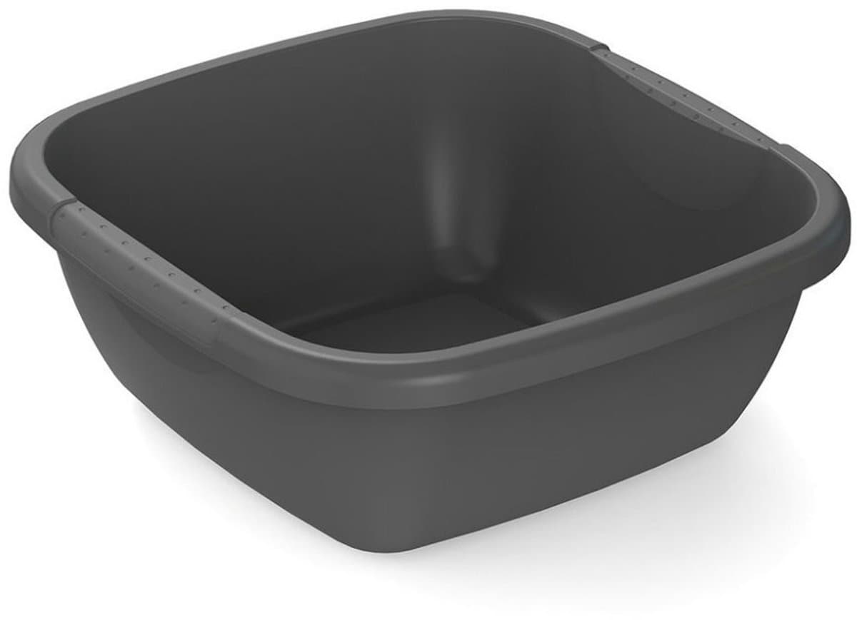 Rotho Daily Afwasteil 34x34x13 cm 8L Antraciet — afbeelding 1