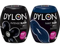 Dylon Textielverf - Navy Blue + Intense Black - 2x Pods - 350g