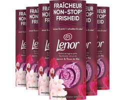 Lenor Geurbooster Jasmijn & Rose de Mai - 6 x 155 gram - Wasparfum