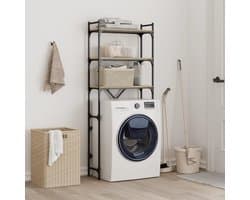 Wasmachine rek - Opbergrek - Wasmachine meubel - Opbouwmeubel - Toilet Rek - 67x25x163 cm - Sonoma Eiken