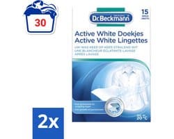 Dr. Beckmann Active White Sheets 15 stuks per verpakking - Voordeelverpakking - 2 stuks