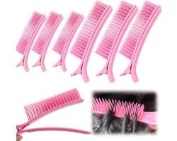 6 Stuks Haar Clips voor Knippen en Stylen - Clipset voor Secties Maken - Geschikt voor Dames en Heren