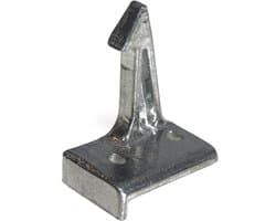 Miele deurhaak - metalen slotschoot voor o.a. wasmachine series WS5514 W110 - 42754 042754 — afbeelding 1