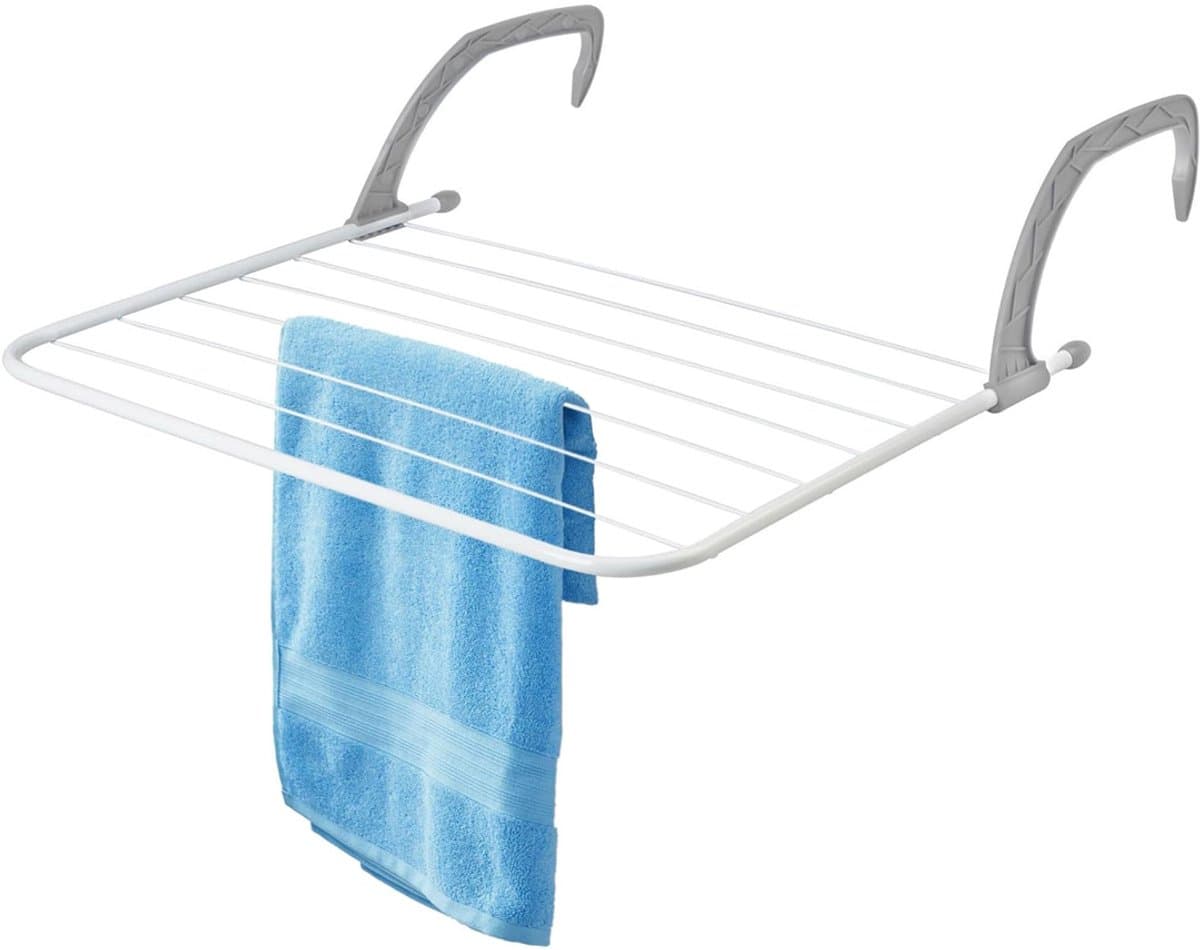 Nexvo® Wasrek Hangend Trapgat - Wasrek - Droogrek - Droogrek Trapgat - Wit - 63cm x 49cm x 17cm — afbeelding 1