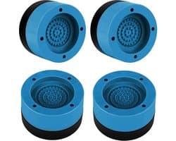 Vibratiedemper 4 stuks anti-trillingsdemper voor wasmachine droger geluidsisolatie anti-trillingsmat blauw
