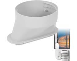 Koppelstuk Mobiele Airco Afvoerslang - Ø150Mm - Luchtafvoerslang - Plaat voor afvoerslang met een diameter van 15 cm - Voor verticale/horizontale schuiframen