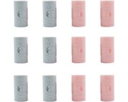 Allecto Plus - Bed Sheet Grippers voor Beddengoed - Set van 12 - Herbruikbare Plastic Clips - Dekbedovertrek Houder - Voedsel Snack Zak Clip