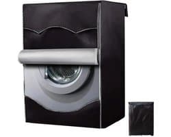 Wasmachine Beschermhoes - Stofdichte Hoes voor Wasmachines en Drogers - Beschermer - Wasmachine Hoes voor Binnen en Buiten - Zwart - 60x65x85cm