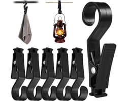 Washaken clips 6 stuks - groot en draagbaar - antislip plastic - ideaal voor buitengebruik - ShopVlot