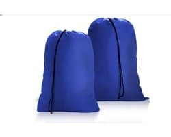 SnelShoppen - 2 Pack Reis Waszakken 70 x 90 cm, Waterdichte Vuile Was Verzamelaar, Waszak met Trekkoord, Grote Opvouwbare Waszak voor Camping, Student