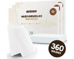 Mr. Green Mind Wasstrips ECO 360 Wasbeurten Parfum Vrij Wasmiddel Milieuvriendelijke Wasstrips Wasmiddel Voordeelverpakking incl. wasverzachter