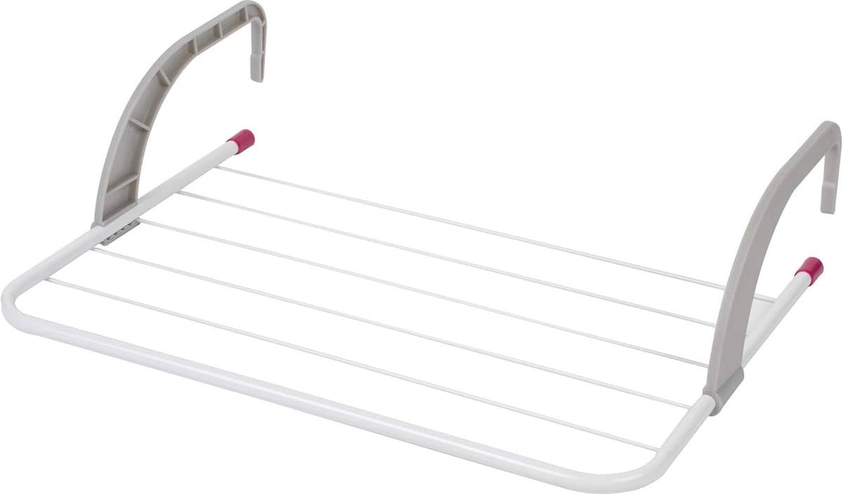 6-Bar Radiator Droogrek - Opvouwbaar en Compact voor Handdoeken en Kleding — afbeelding 1