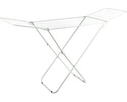 Aqua Laser droogrek | 20 meter drooglengte | opvouwbaar wasrek | wit — afbeelding 1