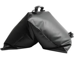 Gewichtsanker Waterzak - Stabiele Bodembasis - Luifel Stabiliseren - Verdikt PVC Materiaal - 20 kg - Zwart