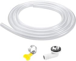AC Afvoerslang - Airco Afvoerbuis - Water Afvoeren - Lekvrije Afdichting - 1.8 m - Wit
