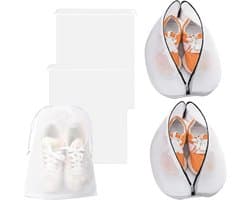 Schoenwasnet - 2 Stuks Waszak voor Sneakers en Sokken met Rits (24 x 24 x 42 cm) - Ideaal voor Wasmachine en Bescherming van Schoenen