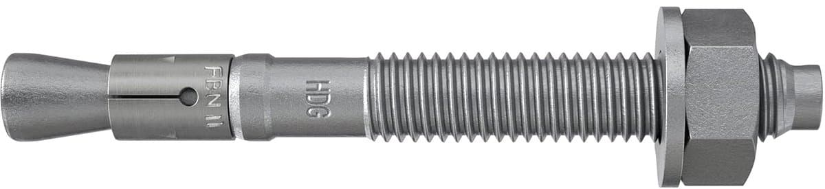 Boutanker metaal - Stalen anker Bevestigingsanker - Beton bevestigen - Standaard verankeringsdiepte - 16/100/220 mm - Metaal — afbeelding 1