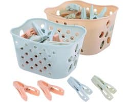 60 Stuks Wasknijpers, Sterke Towel Clips voor Binnen en Buiten, Ideaal voor Waslijn en Droogrek
