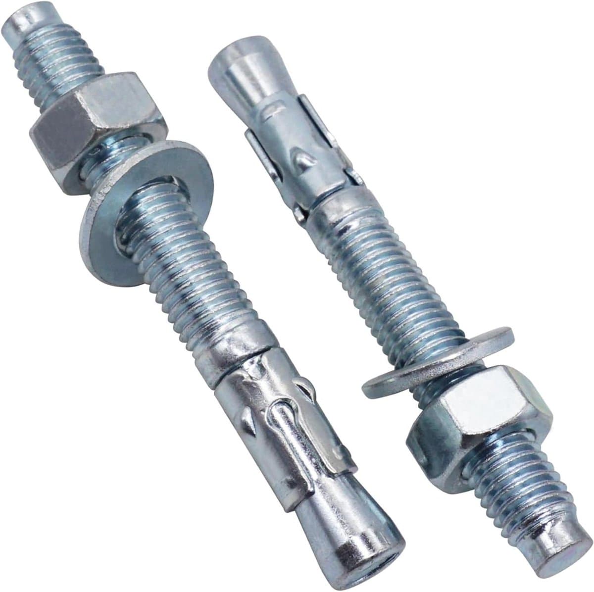 Wigankers - Metalen pluggen - Beton bevestigen - Verzinkt staal - M12 x 120 mm — afbeelding 1