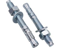 Wigankers - Metalen pluggen - Beton bevestigen - Verzinkt staal - M12 x 120 mm