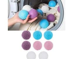 Famanu Droogballen, 8 stuks, anti-rimpel drogerballen voor wasmachine en droger — afbeelding 1