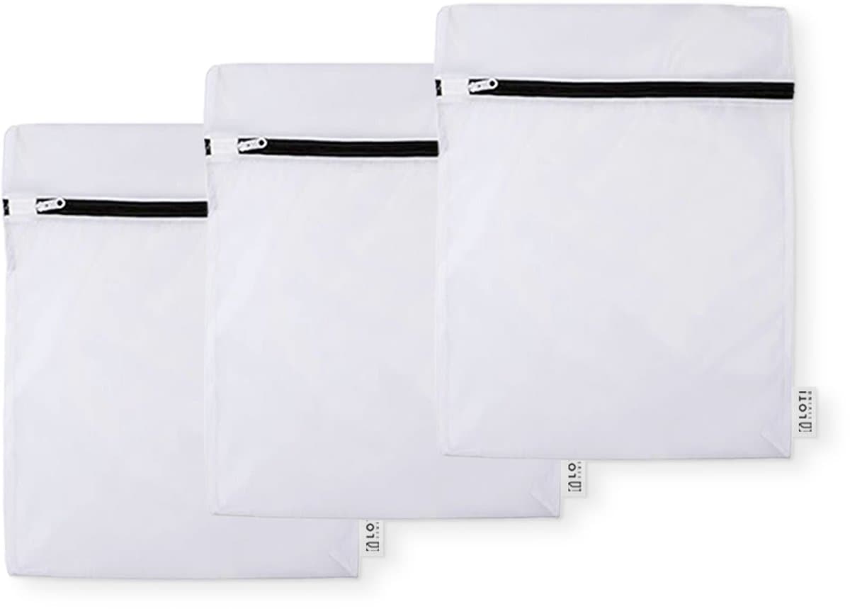 Loti Living Waszakken 3 stuks - Waszakken voor wasgoed - Waszak voor Wasmachine - 30x40 cm — afbeelding 1