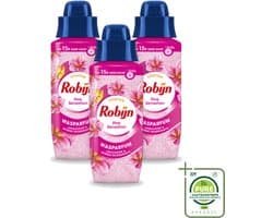 3 x Robijn – Wasparfum – Intense Pink Sensation – 342 ml - Grootverpakking - Wasparfum - Wasgeur - Geurboost - Wasmiddel - Wasgeur Intensief