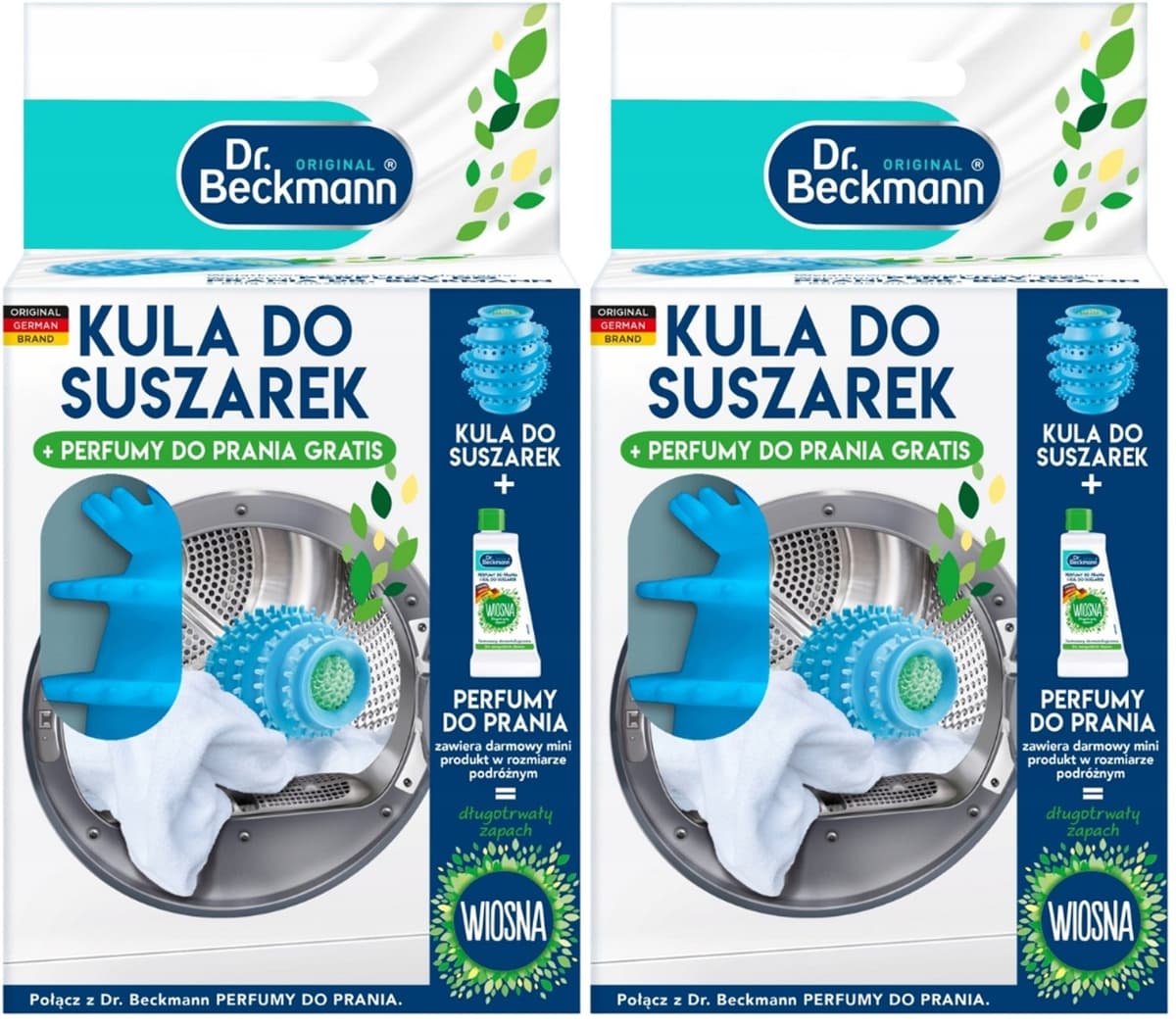 Dr. Beckmann Droogballen met Lentegeur - 2 Stuks — afbeelding 1