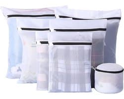 Waszakken, Wasnetten, Packing Cubes, 7 stuks, Waszakken voor wasmachines, Wasnet met ritssluiting voor fijne was, Wasnetzakken, Wasbeschermer