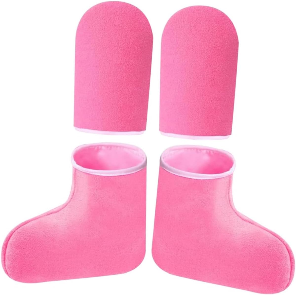 1set Paraffine Was Handschoenen Voetbooties Voor Hydratatie Warmtebehandeling Voor Thuis Salon Comfortabele Therapie Voor Hand Voetverzorging — afbeelding 1