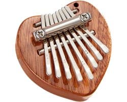 1set Mini Kalimba Piano Houten Piano Voor Muziekliefhebbers Voor Thuisgebruik Geschikt Voor Beginners Draagbaar Multifunctioneel