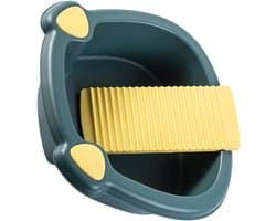 1set Handwasbak Met Wasbord Kleding Delicate Items Compact Vouwbaar Voor Thuis Studentenhuis