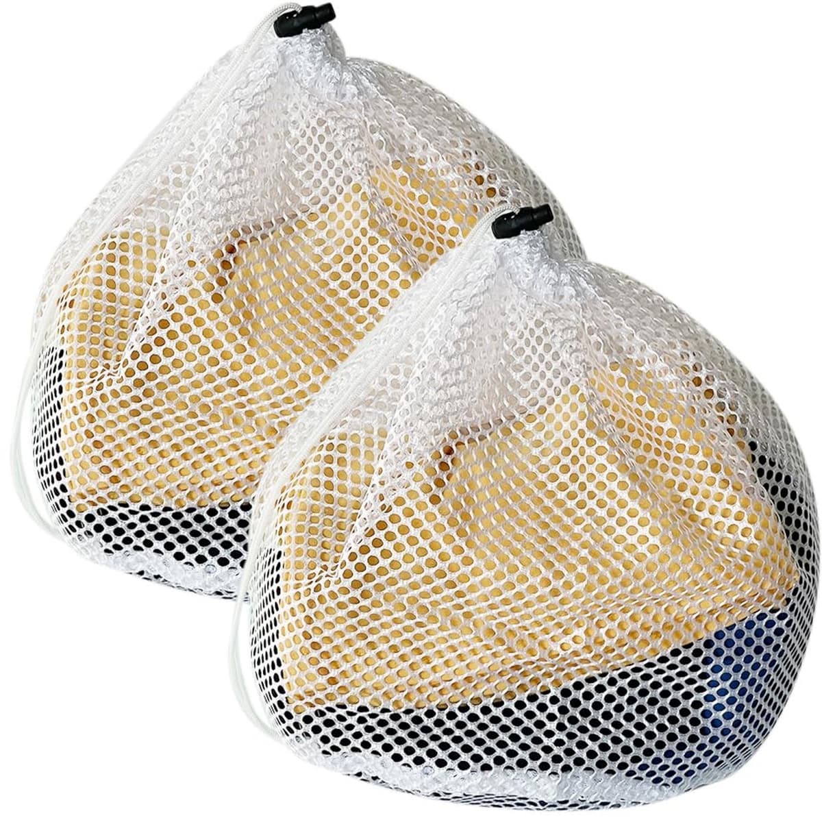 Mesh Waszak Draagbare Waszak Met Trekkoord Dunne Mesh Wasmachine Waszak voor Kleding, Beddengoed, Tafelkleden, Gordijnen — afbeelding 1