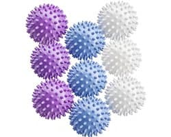 9 stuks droogballen, wasmachine, wasbal | Zachte vezelverzorging, rimpelvermindering, pluisvang, versneld drogen, langdurig gebruik