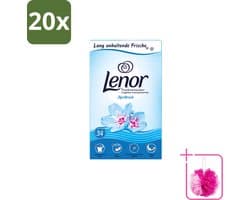 20 x Lenor - Droogtrommeldoekjes - Aprilfris - Textielverfrisser - 34 Doekjes - Bulkverpakking - Droogtrommeldoekjes - Douchemop - Frisheid