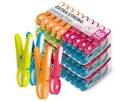 Antislip Wasknijpers voor Buiten - 20 Kleurrijke Klemmen